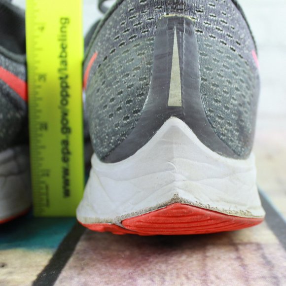 Nike Air Zoom Pegasus 35 Gray Mesh Breathable Low Top Running Shoes Size 12 - Picture 9 of 10